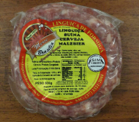 Linguiça Suína com Cerveja Malzbier