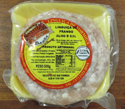 Linguiça de Frango Alho e Sal