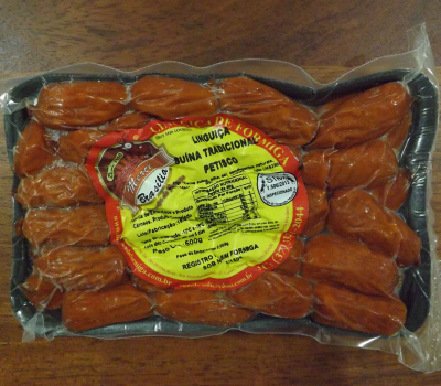 Linguiça Suína Tradicional Petisco