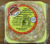 Linguiça de Frango com Cenoura e Palmito